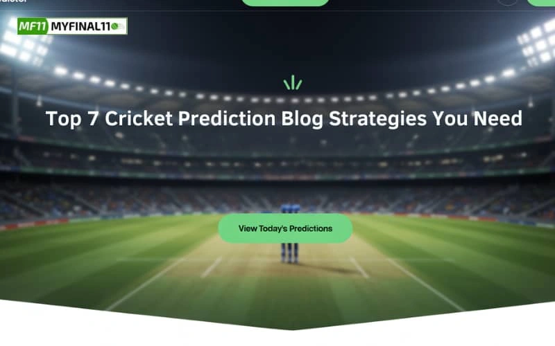 cricket prediction blog