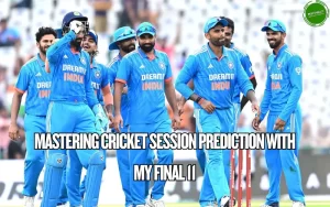 cricket session prediction