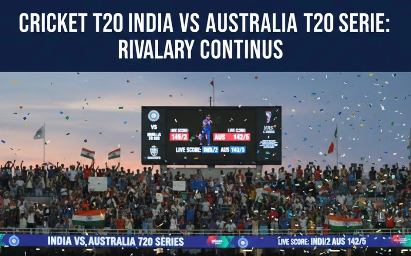 cricket t20 india vs australia at MyFinal11 featured image